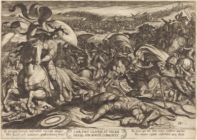 Saul spáchal sebevraždu poté, co jeho armáda utrpěla porážku od Filištínů od Antonio Tempesta