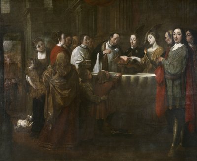 Křest svatého Františka, kolem 1729-33 (olej na plátně) od Antonio Viladomat