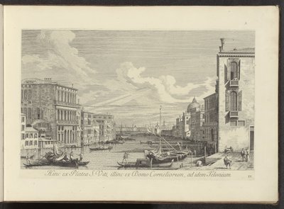 Nachází se na Canal Grande v Campo San Vio te Benátky Na této straně od ulice svatého Víta, na druhé straně od domu Kornéliových, do stejného Telonia (název na objektu) Nejznámější pohledy na město Benátky, z 38. panelů Antoniova kanálu, vytištěné mosazí A od Antonio Visentini