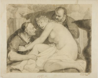 Susanna a starší od Antonio Viviani