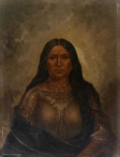 Chan-ku-wash-te-mine Good Road Woman, ca. 1887. od Antonio Zeno Shindler