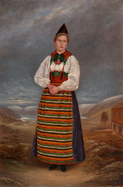 Švédská dáma, ca. 1893. od Antonio Zeno Shindler