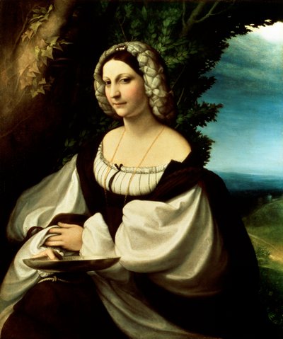 Ženský portrét, c1518. od Antonio da Correggio