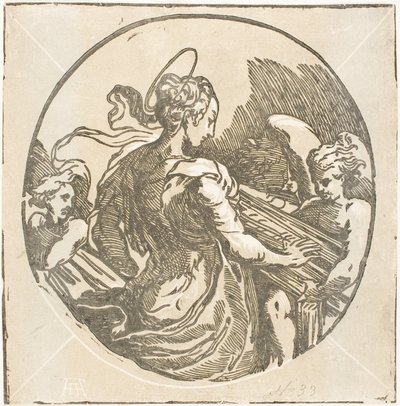 Svatá Cecílie od Antonio da Trento