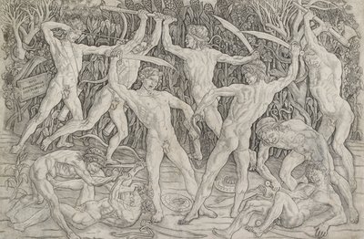 Battle of Nude Men, c1470-1475 od Antonio Pollaiuolo