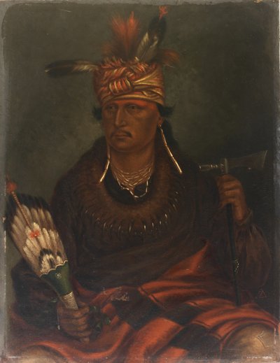 Chetan-woa-kutoa-mang (Jestřáb, který loví chůzí) od Antonion Zeno Shindler
