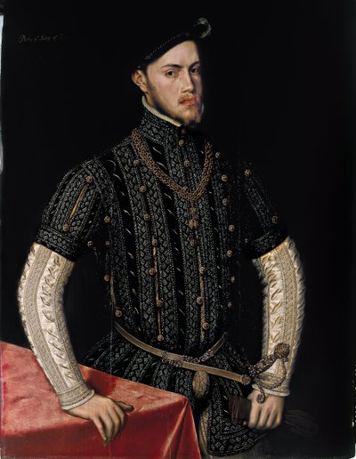 Portrét Filipa II. 1527-1598, krále Španělska a Portugalska, c. 1550 od Antonis Mor