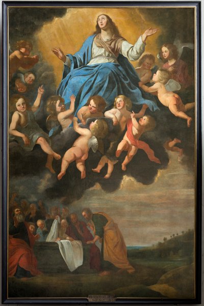 Farní kostel (Saint Eligius Parish Church). malování. „Nanebevzetí Panny Marie“. Anthony van den Heuvel. od Antoon van den Heuvel
