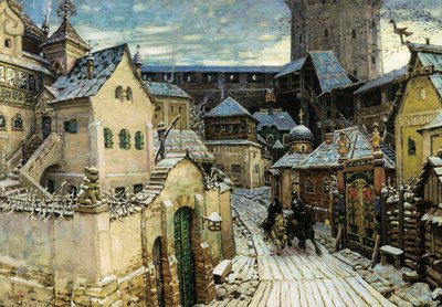 A Heralds, Ráno v Kremlu, 1913. od Appolinari Mikhaylovich Vasnetsov