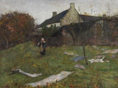Zadní část Gauguinova studia od Archibald Standish Hartrick