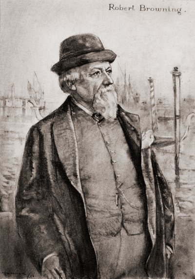 Robert Browning od Archibald Standish Hartrick
