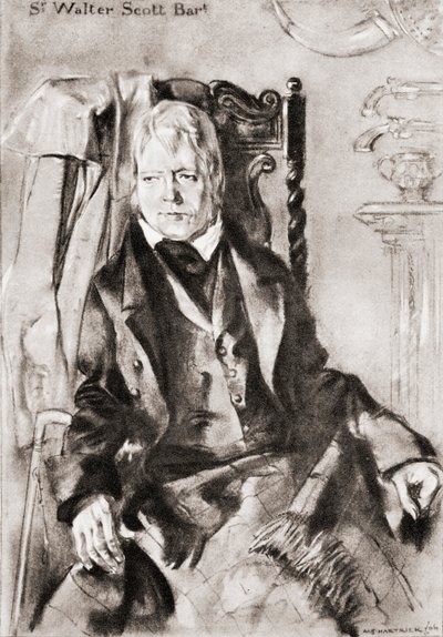 Sir Walter Scott od Archibald Standish Hartrick