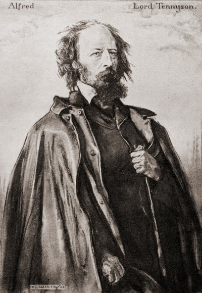 Tennyson (z Aldworth a Freshwater) Alfred Tennyson od Archibald Standish Hartrick