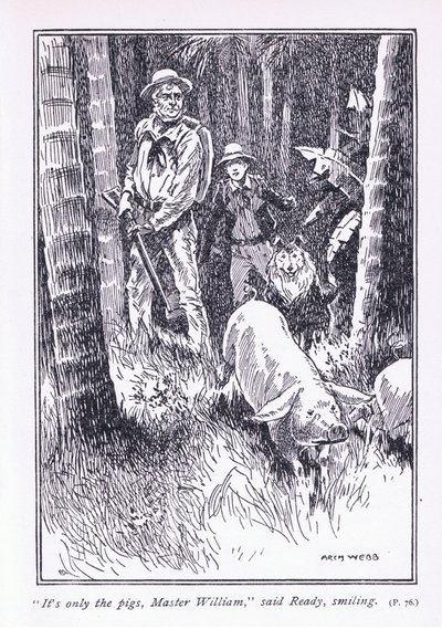 To jsou jen prasata, pane Williame, řekl Ready, 1900. od Archibald Webb