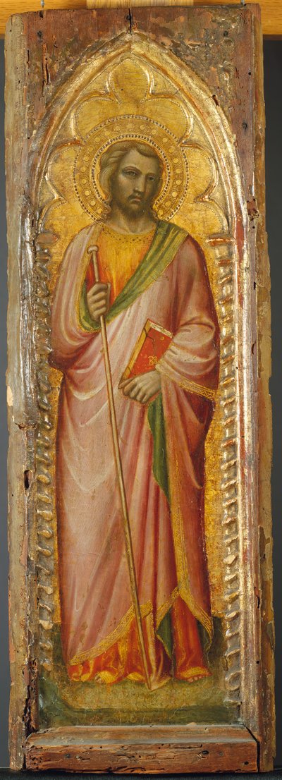 Svatý, možná Jakub Větší, 1384-85. od Aretino Luca Spinello or Spinelli