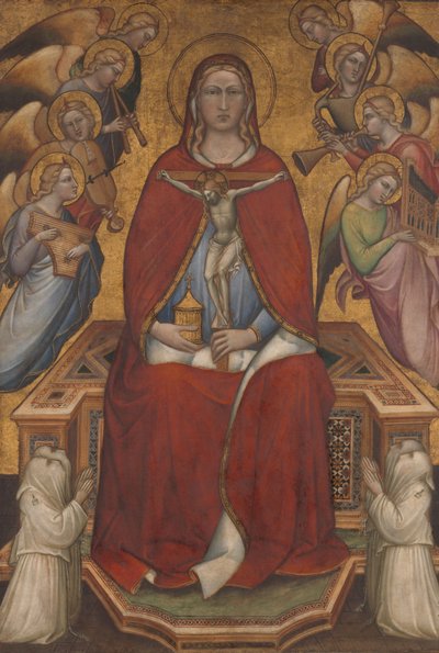 Svatá Marie Magdalena držící krucifix, kolem 1395-1400 od Aretino Luca Spinello or Spinelli