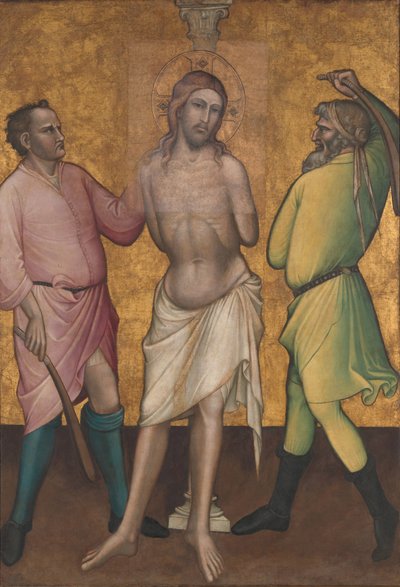 Bičování, kolem 1395-1400 od Aretino Luca Spinello or Spinelli