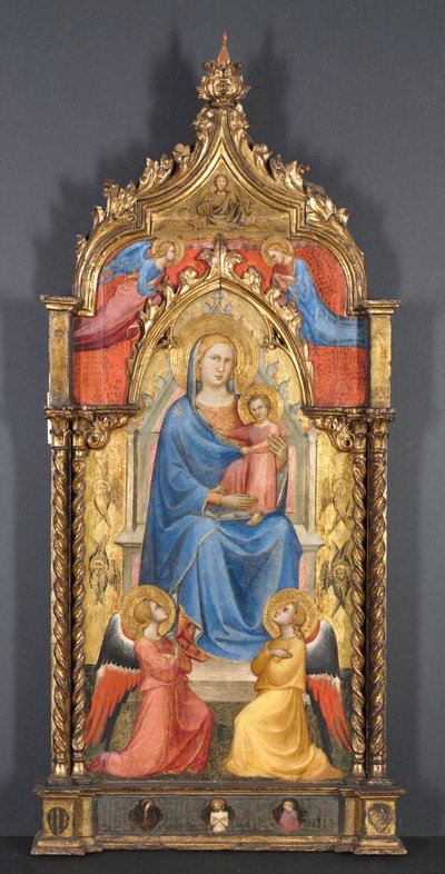 Panna a dítě s anděly, 1405. od Aretino Luca Spinello or Spinelli