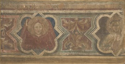 Dekorativní hranice, cca 1390 od Aretino Spinello