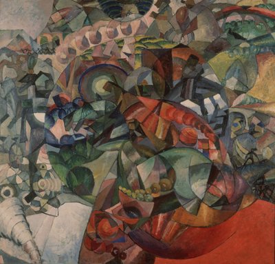 Alegorie vlastenecké války z roku 1812, 1912 od Aristarkh Vasilievic Lentulov