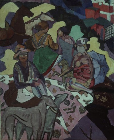 U moře, 1915-1916 od Aristarkh Vasilievic Lentulov