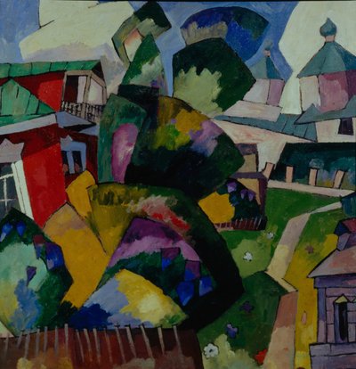 Krajina, 1900-1910 od Aristarkh Vasilievic Lentulov