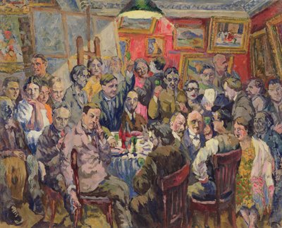 Moskevští umělci, 1927 od Aristarkh Vasilievic Lentulov