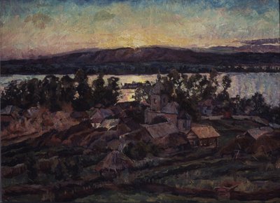 Západ slunce, 1928 od Aristarkh Vasilievic Lentulov