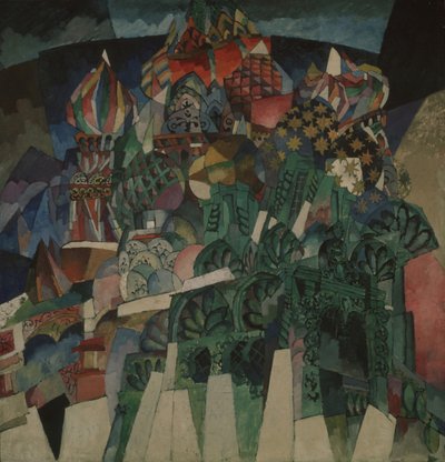 Katedrála Basil, 1913 od Aristarkh Vasilievic Lentulov
