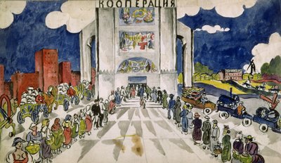 Družstevní společnosti od Aristarkh Vasilievic Lentulov