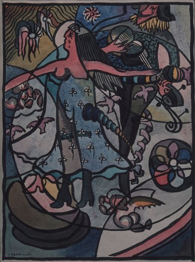 The Ship Hope, 1915 od Aristarkh Vasilievic Lentulov