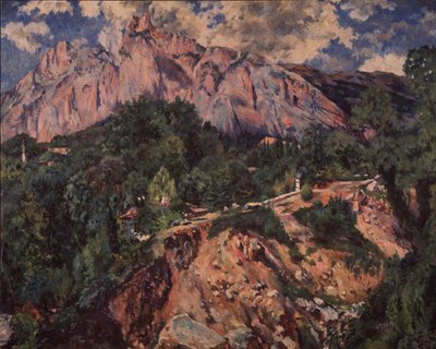 Hora Aj-Petri, 1926 od Aristarkh Vasilyevich Lentulov