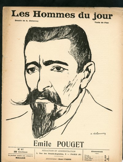 Obálka knihy „Muži dne“ číslo 27, 1. ledna od Aristide Delannoy