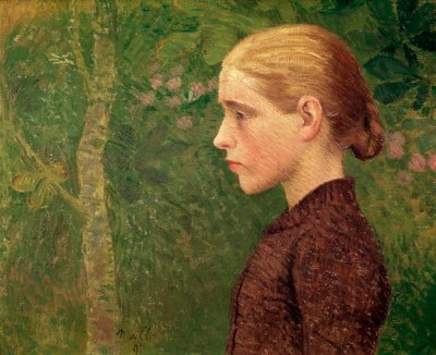 Busta mladého rolníka Malba od Aristida Maillola (1861-1944) 1891 ne. 46x55 cm Remeš, Musee des Beaux Arts od Aristide Maillol