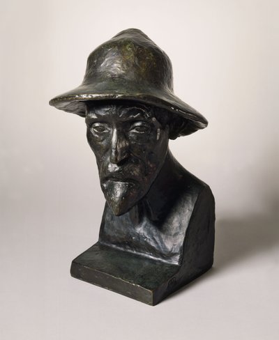 Busta Auguste Renoira, c. 1907 (olej na plátně) od Aristide Maillol