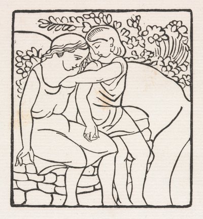 Dafnis a Chloe: Daphnis a Chloe při hře od Aristide Maillol