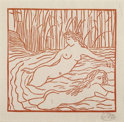 Galatea im Wasser od Aristide Maillol
