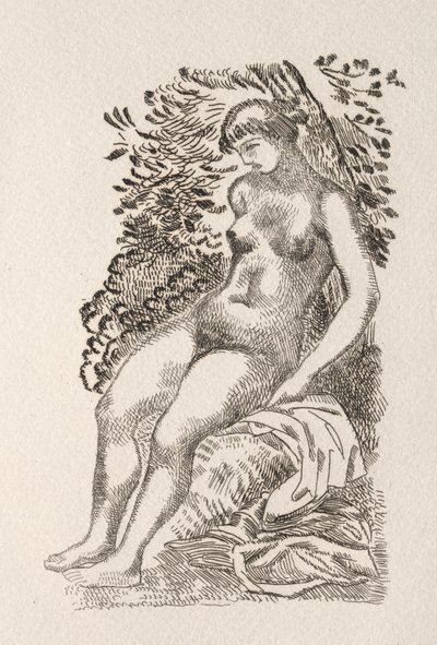 Ilustrace k básni Pierra de Ronsarda od Aristide Maillol