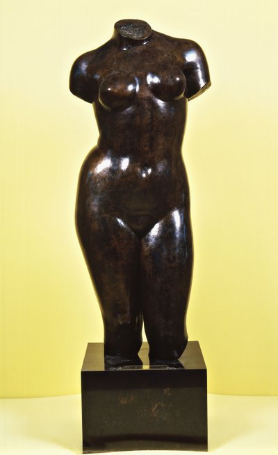 Venuše; Torzo Venuše, kolem roku 1920 (bronz s hnědou patinou) od Aristide Maillol