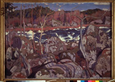 Jaro ve Finsku. Obraz Arkadi (Arkady) Alexandrovič Rylov (1870-1939), olej na plátně od Arkadij Aleksandrovic Rylov