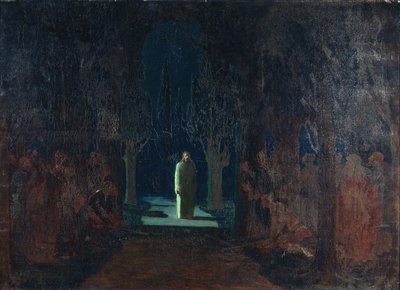 Kristus v zahradě Getsemanské od Arkhip Ivanovich Kuindzhi
