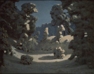 Sluneční skvrny na námraze, 1876-1890 od Arkhip Ivanovich Kuindzhi