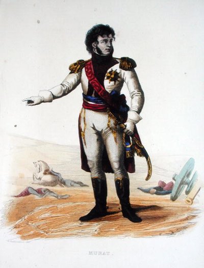 Portrét Joachima Murata (asi 1767-1815), z „Le Plutarque Francais“ od E. Mennecheta od Armand (after) Guilleminot