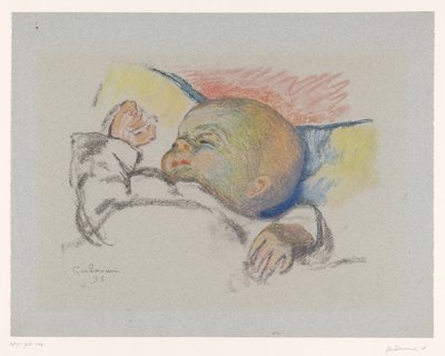 spící dítě od Armand Guillaumin