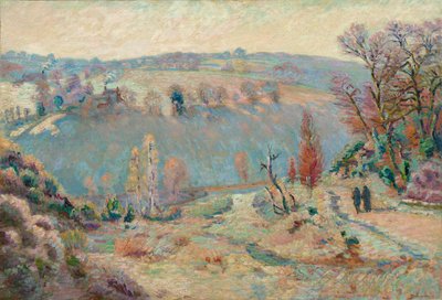 Údolí Sédelle v Pont Charraud: White Frost od Armand Guillaumin
