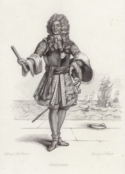 Portrét Abrahama Duquesna od Armand Guilleminot