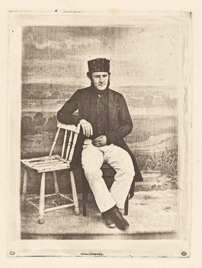 [Portrét muže] od Armand Hippolyte Louis Fizeau