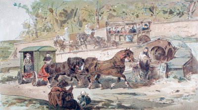 Dopravní scéna 17. století od Armand Jean Heins