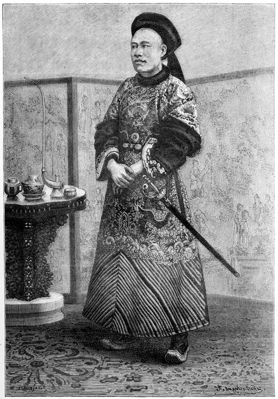M Tseng, čínský ministr v Paříži, 1895. od Armand Kohl