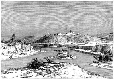 Mejerda v Slugia, nad Mejez-el-Bad, c1890 od Armand Kohl